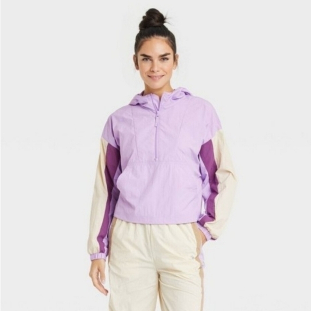 🆕 JoyLab Quarter Zip Windbreaker Jacket. XL. NWT!!💥